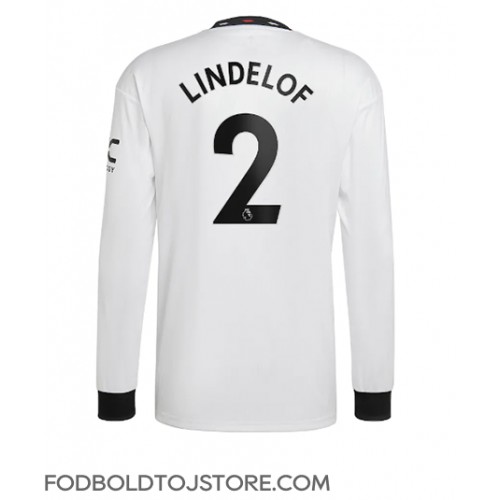 Manchester United Victor Lindelof #2 Udebanetrøje 2022-23 Langærmet